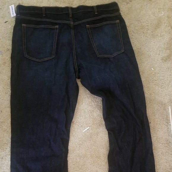 Old Navy Men's Dark Wash Loose Jeans - Picture 6 of 8